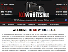 Tablet Screenshot of kcwholesale.net